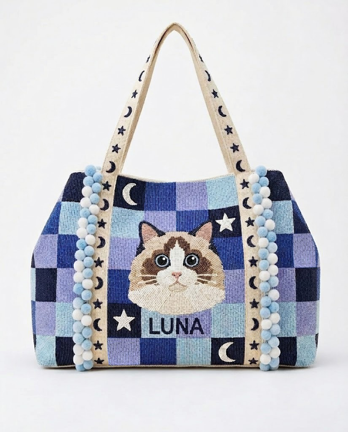 Celestial Cat Tote Bag