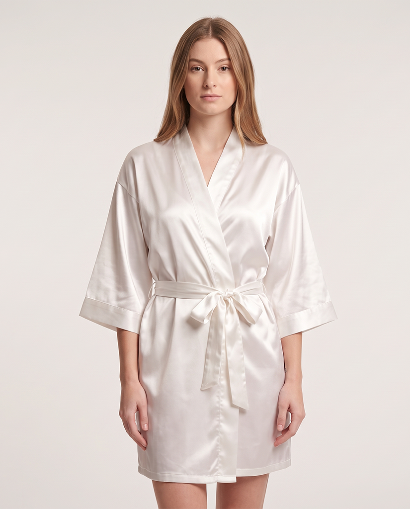 White Bride Robe