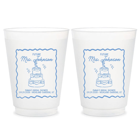 Future Mrs Frosted Cup Favors (CS 669)
