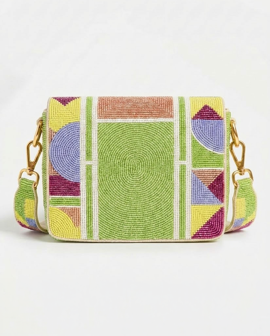 Tennis Court Full Flap Clutch