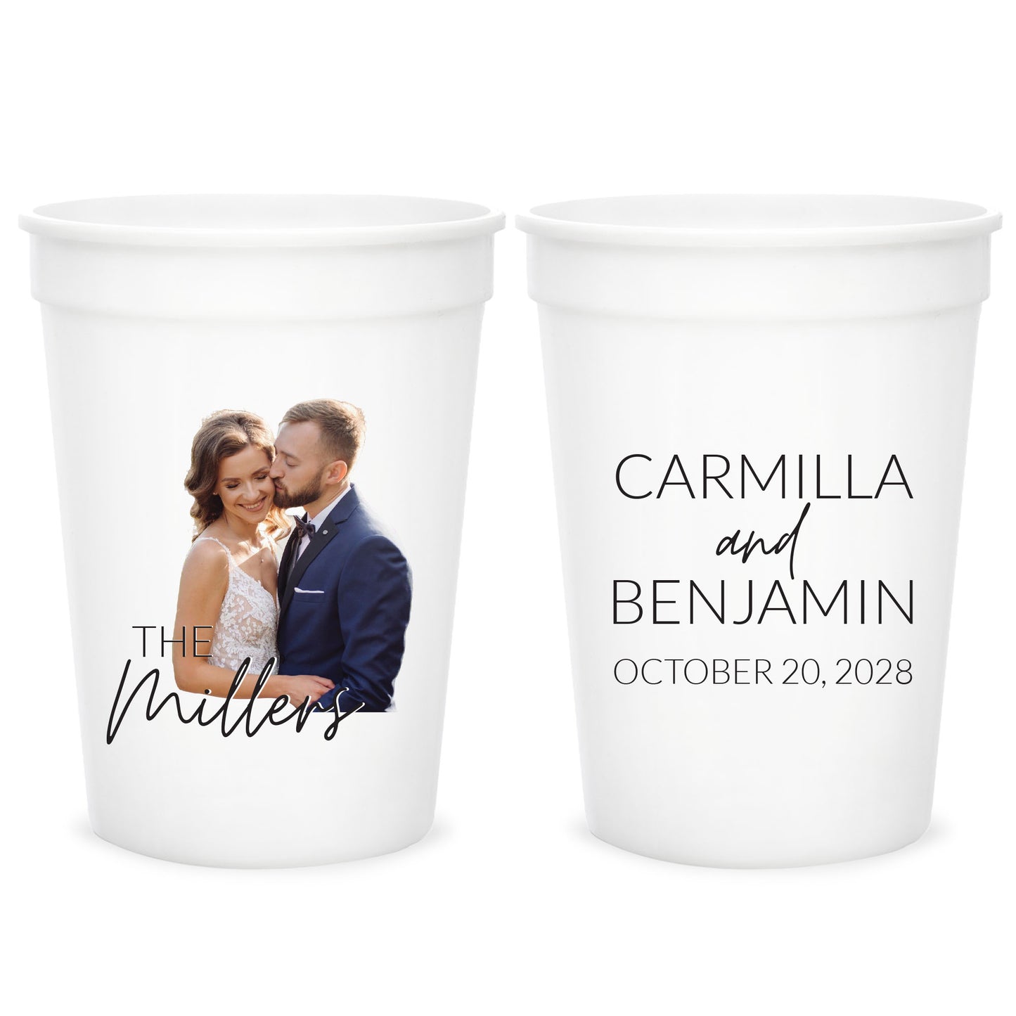 Stadium Plastic Personalized Cups (PK 409)