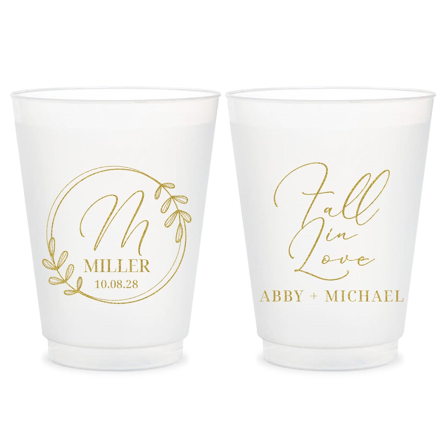 Wedding Frosted Cups (PK414)