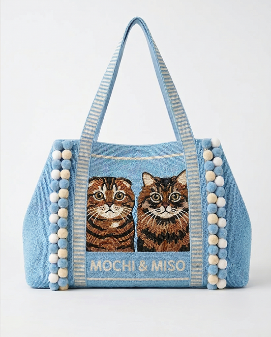 Double Cat Tote Bag