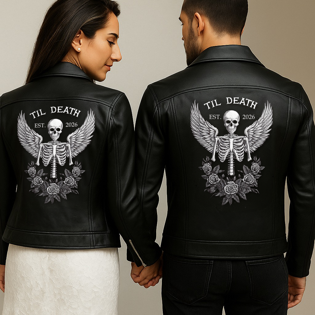 Wedding Leather Jacket for Him & Her