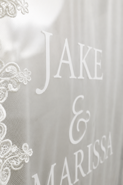 Custom Wedding Sign Printed Banner