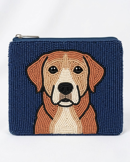 Pet Beaded Coin Purse