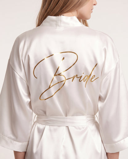 White Bride Robe