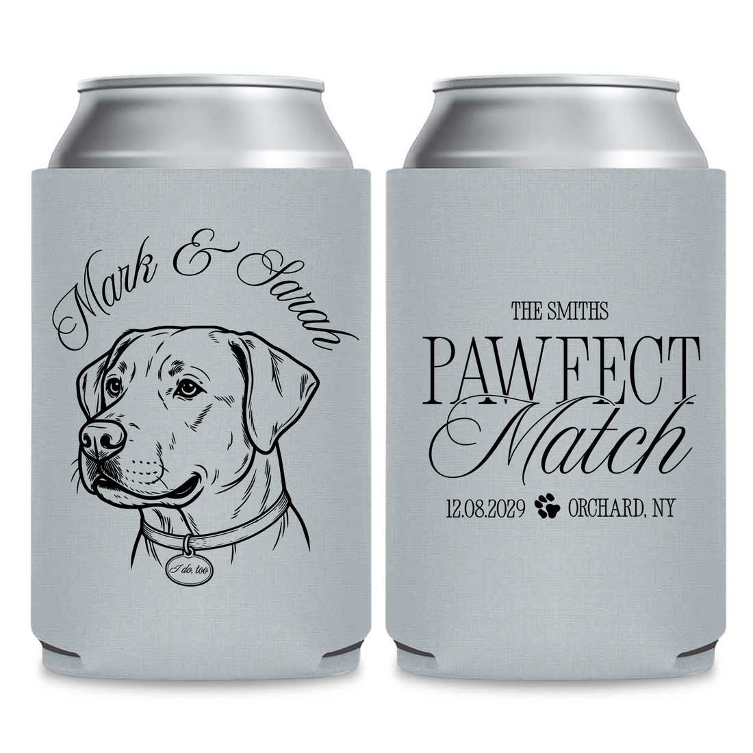 Pet Bliss Wedding Can Coolers