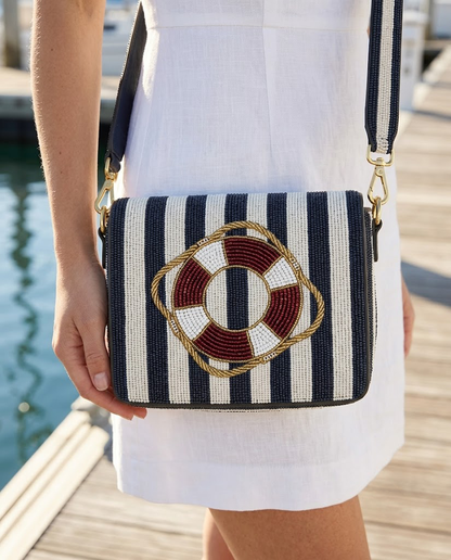 Nautical Lifebuoy Full Flap Clutch