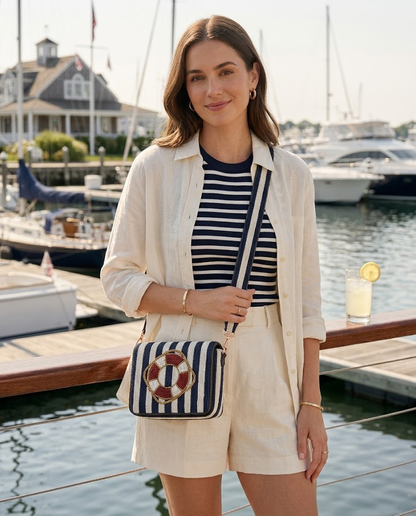 Nautical Lifebuoy Full Flap Clutch