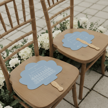 Custom Shape Wedding Fans