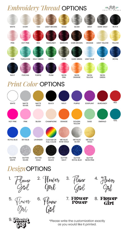 Embroidery Thread Options