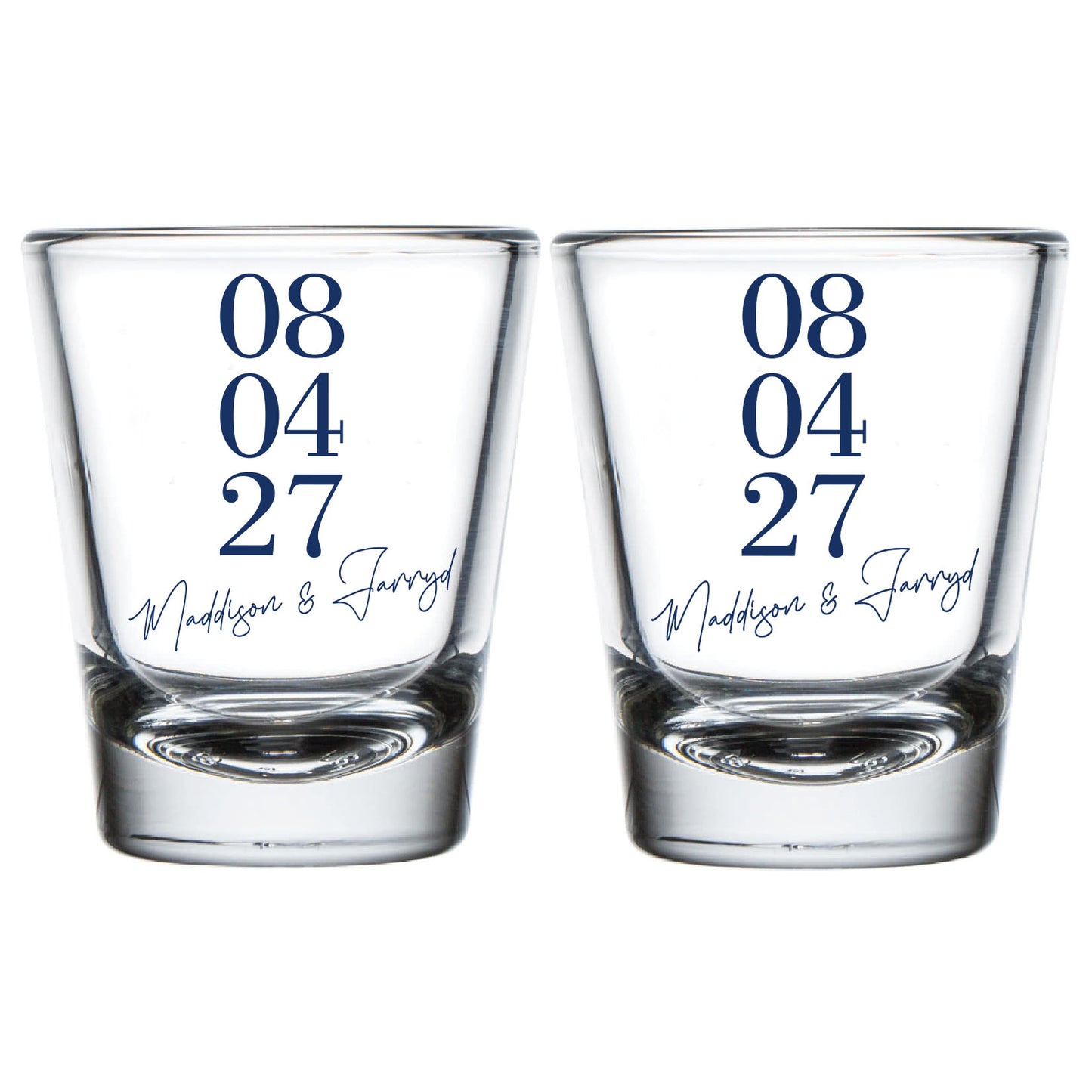 Customized Wedding Shot Glasses (CS 541)
