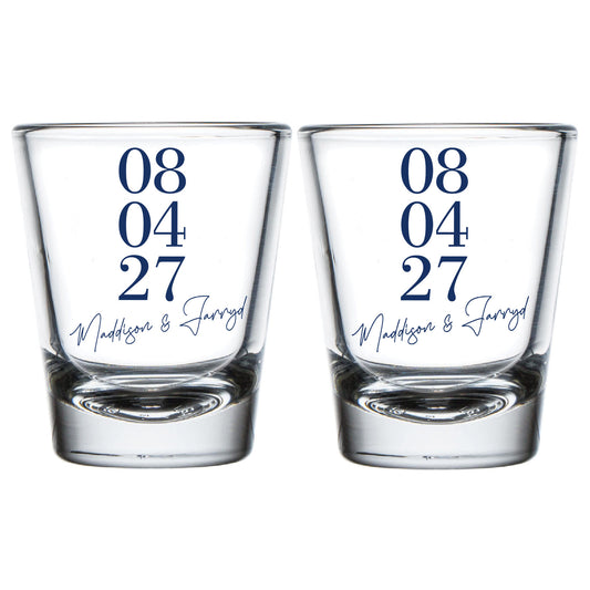 Customized Wedding Shot Glasses (CS 541)