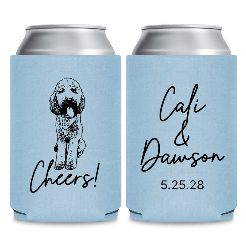Pet Wedding Can Coolers