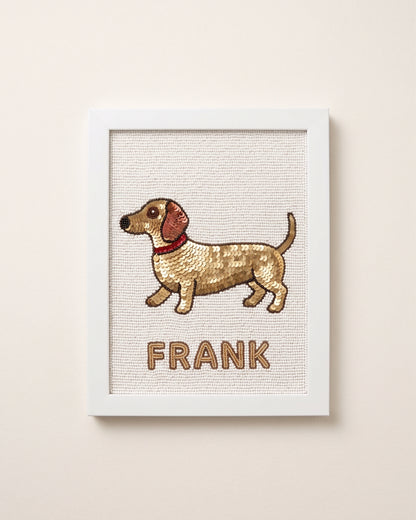 Personalized Beaded Pet Portrait Wall Art