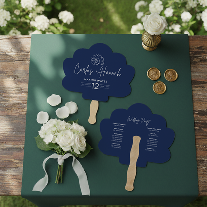 Custom Shape Wedding Fans