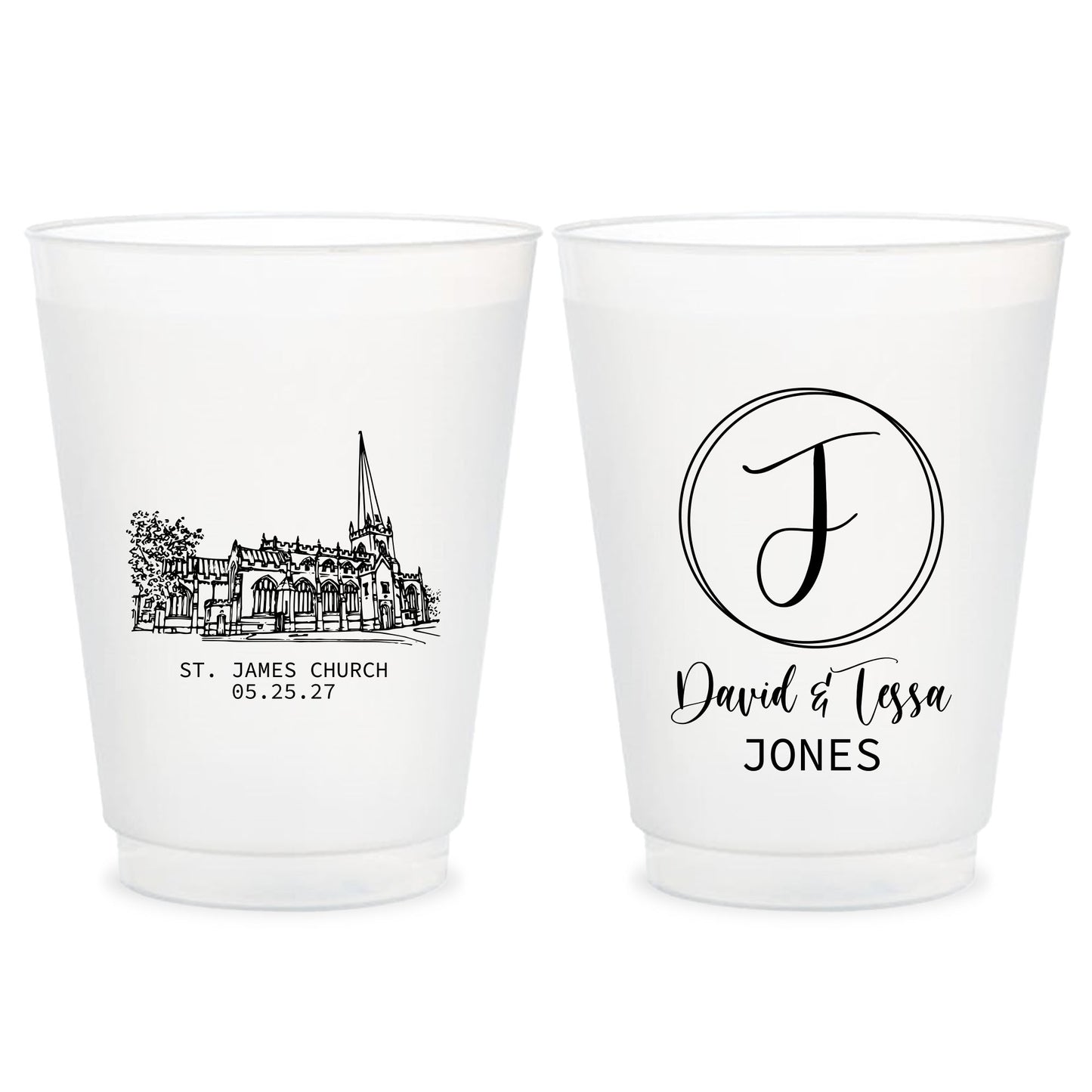 Wedding Frosted Cups (CS 614)