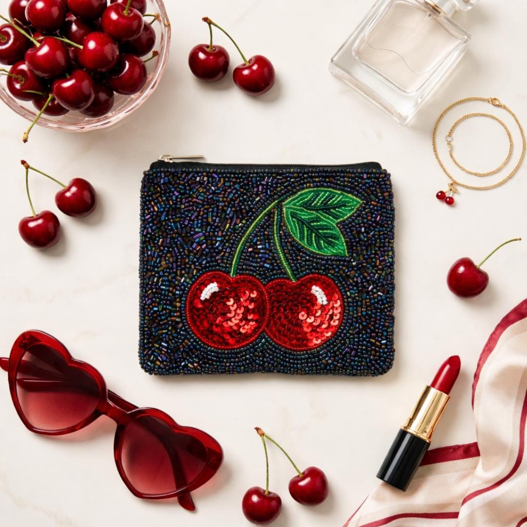 Cherry Coin Purse
