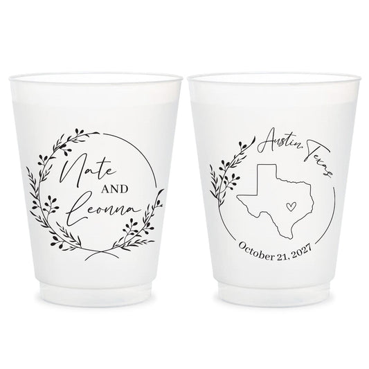 State Map Frosted Cups (LP68)