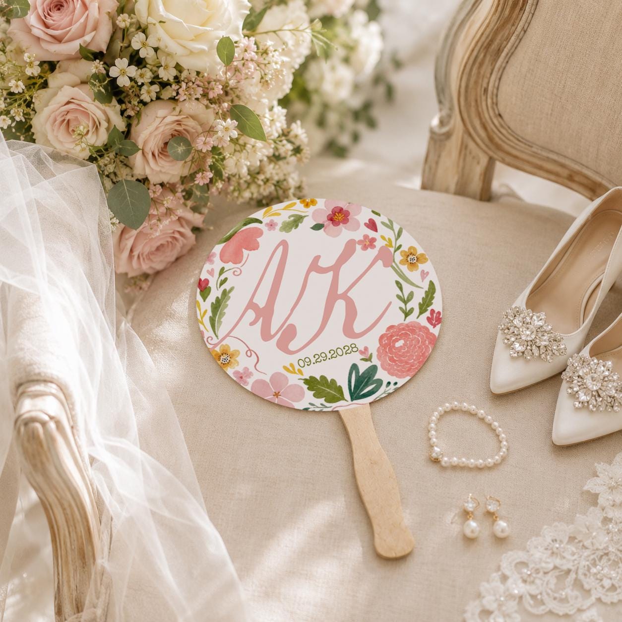 Elegant Summer Ceremony Hand Fans