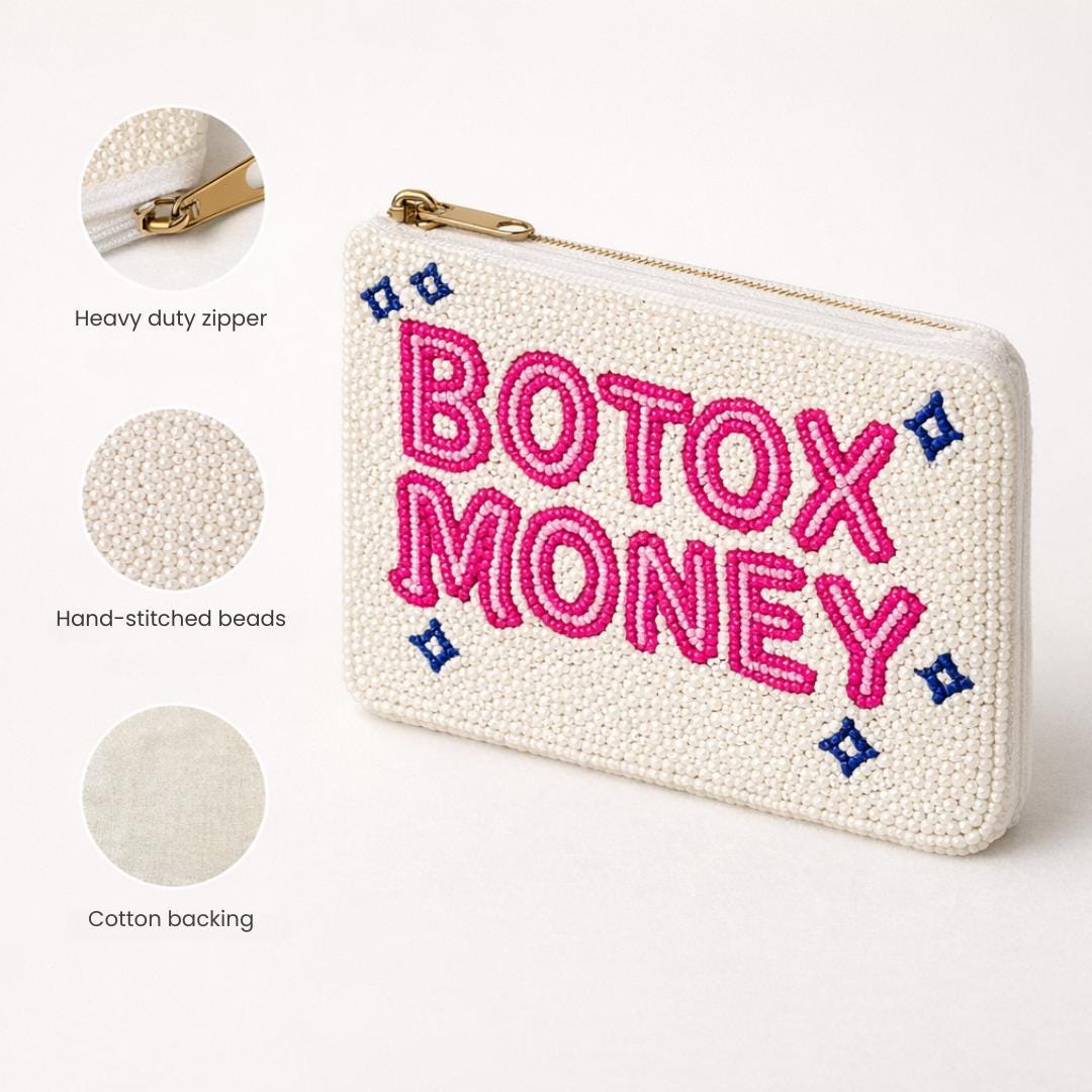 Botox Money Coin Purse
