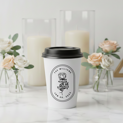 Floral Coffee Cups