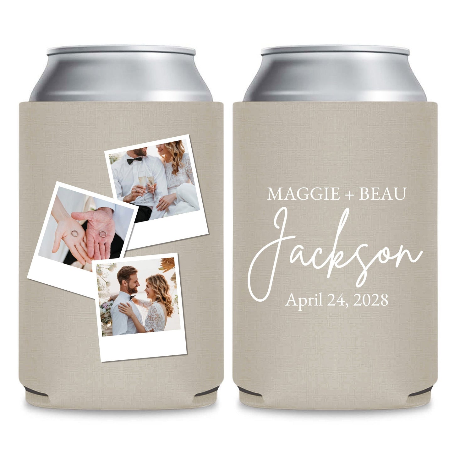 Full Color Portraits Can Coolers