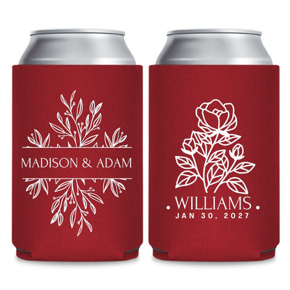 Floral Can Coolers