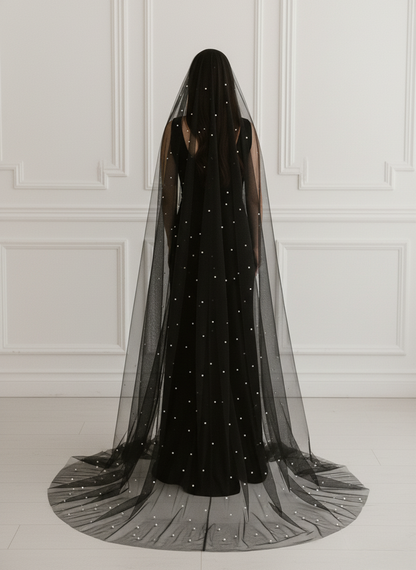 Pearl Bridal Wedding Veil