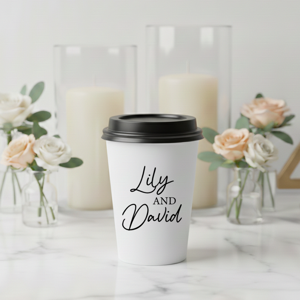 Names Minimalist Coffee Cup