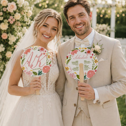 Elegant Summer Ceremony Hand Fans