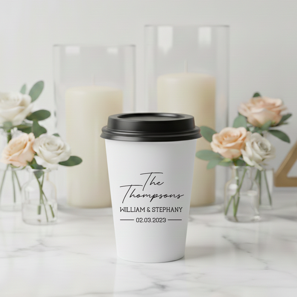Last Names Minimalist Coffee Cups
