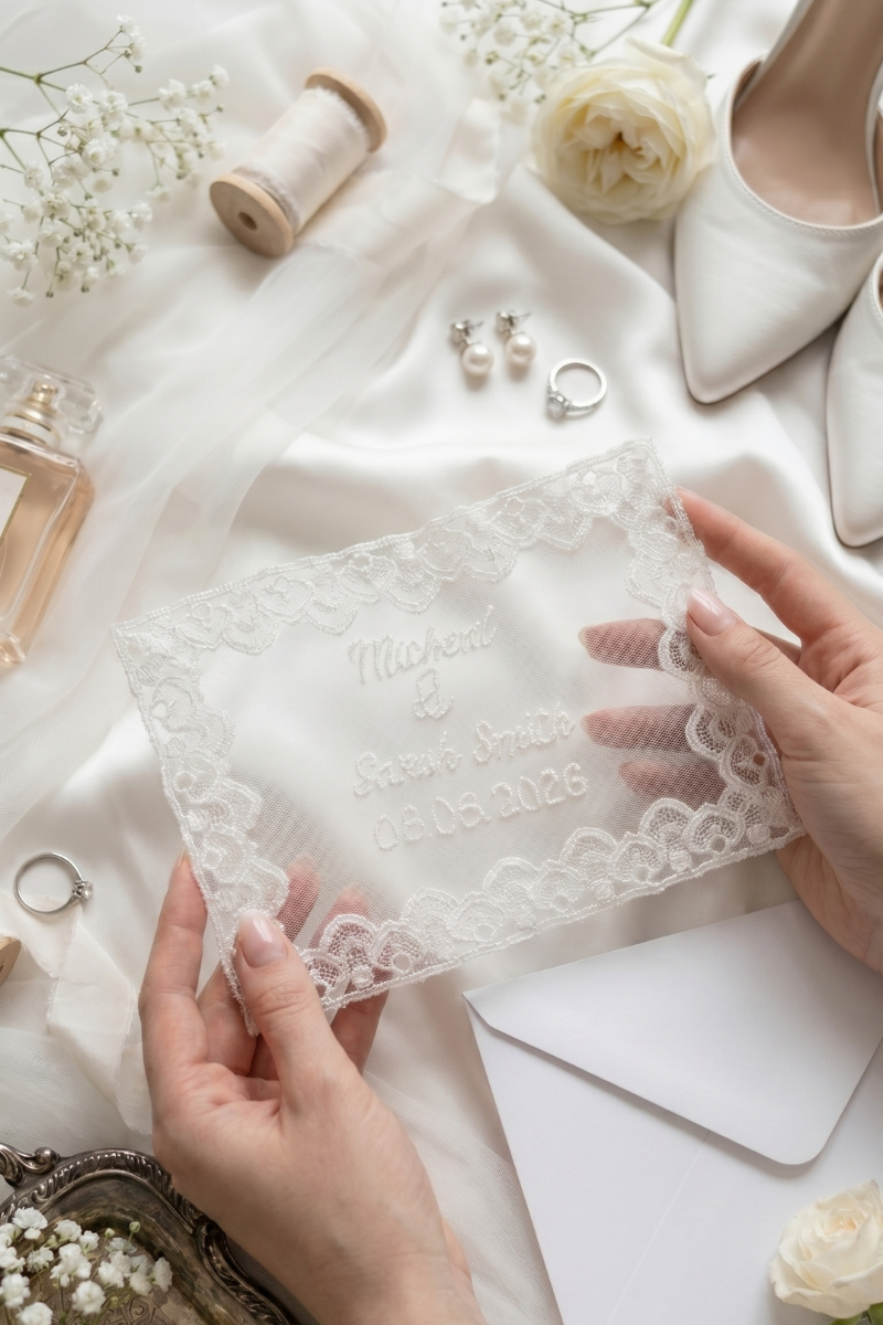 Lace Wedding Invitation