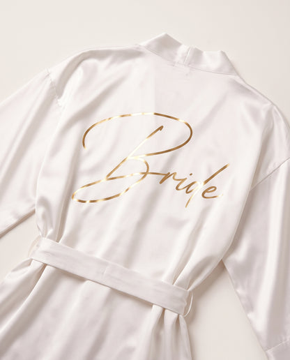 White Bride Robe
