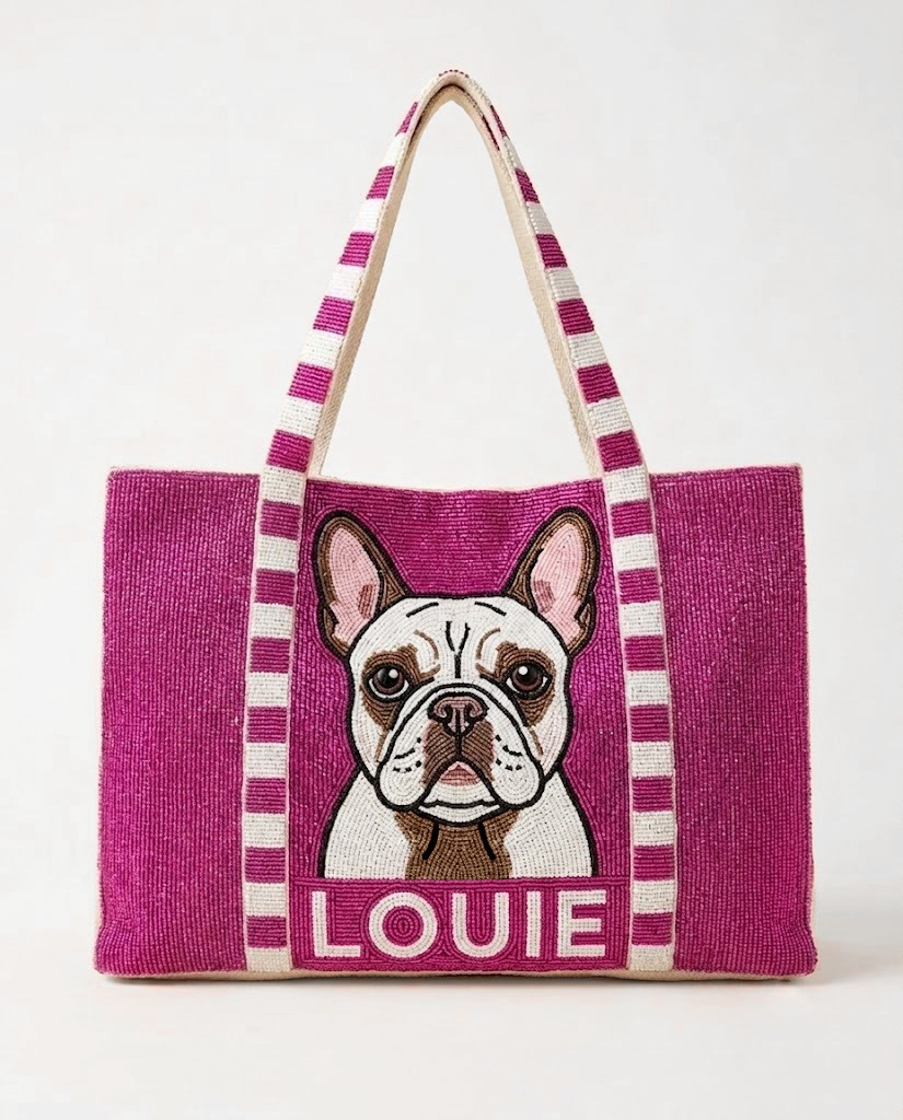Minimal Dog Tote Bag