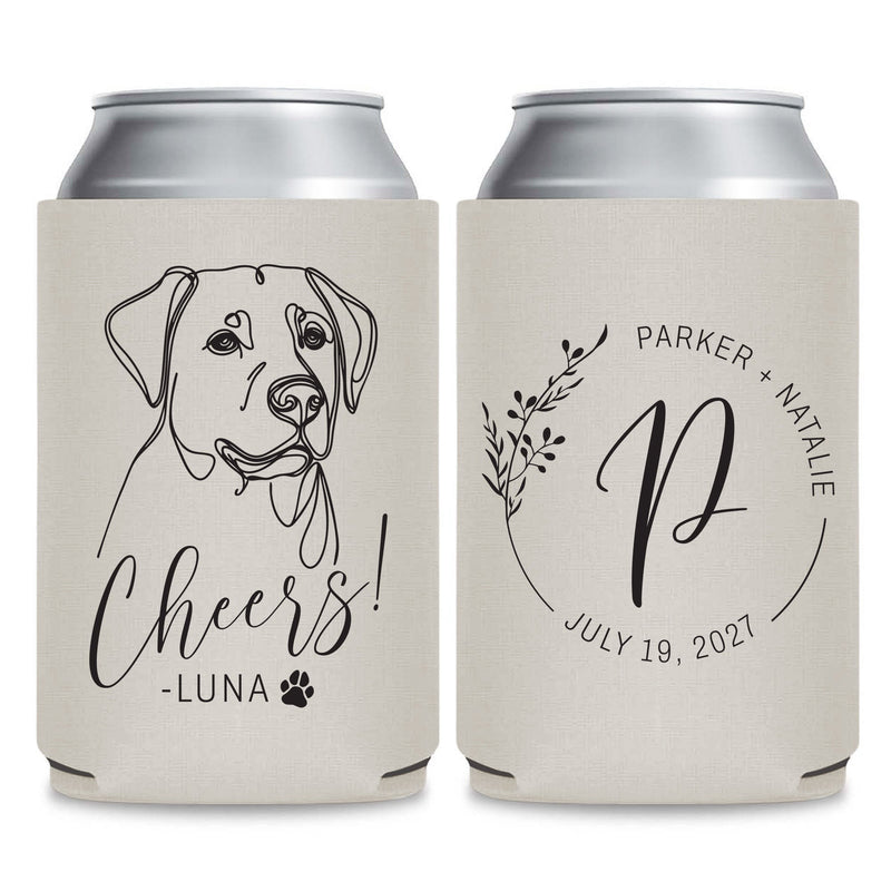 Pet Wedding Can Coolers