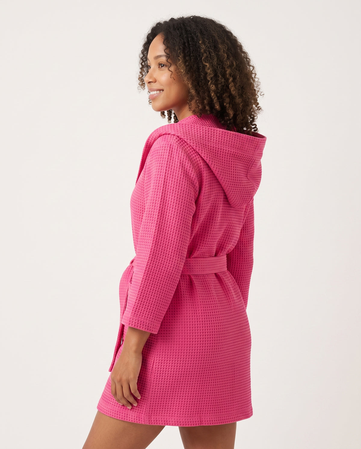 Hooded Waffle Robe