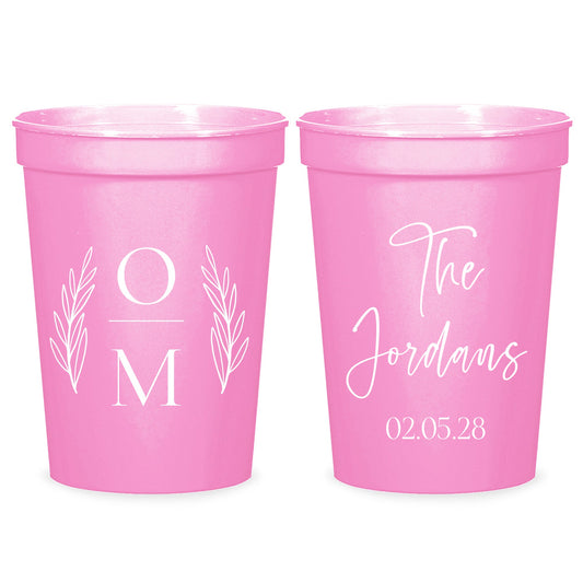 16oz Plastic Cups Wedding Favors (LP 93)