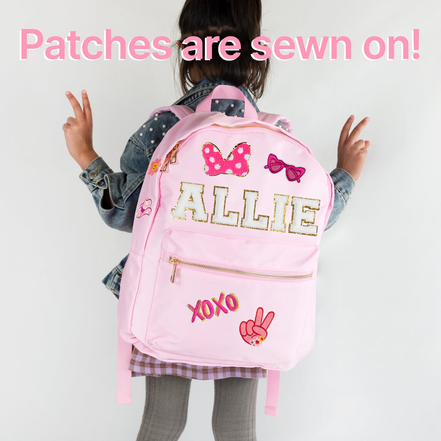 Personalized Patched Backpack for Kids
