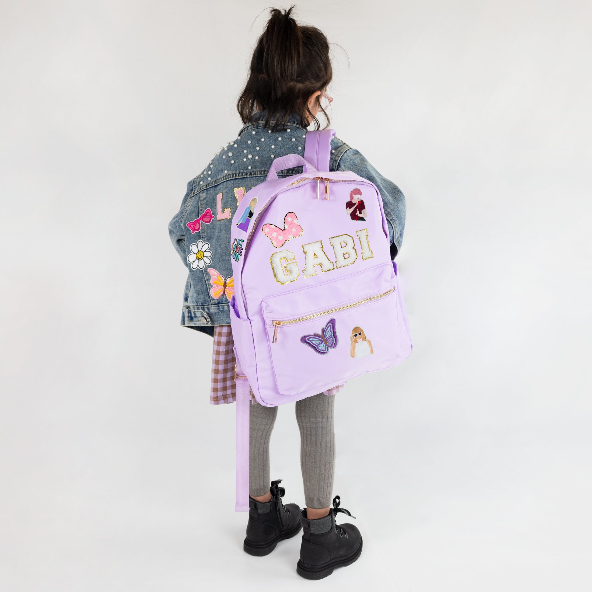 Personalized Kids Backpack with Patches | Kid's Backpack | Pretty Robes