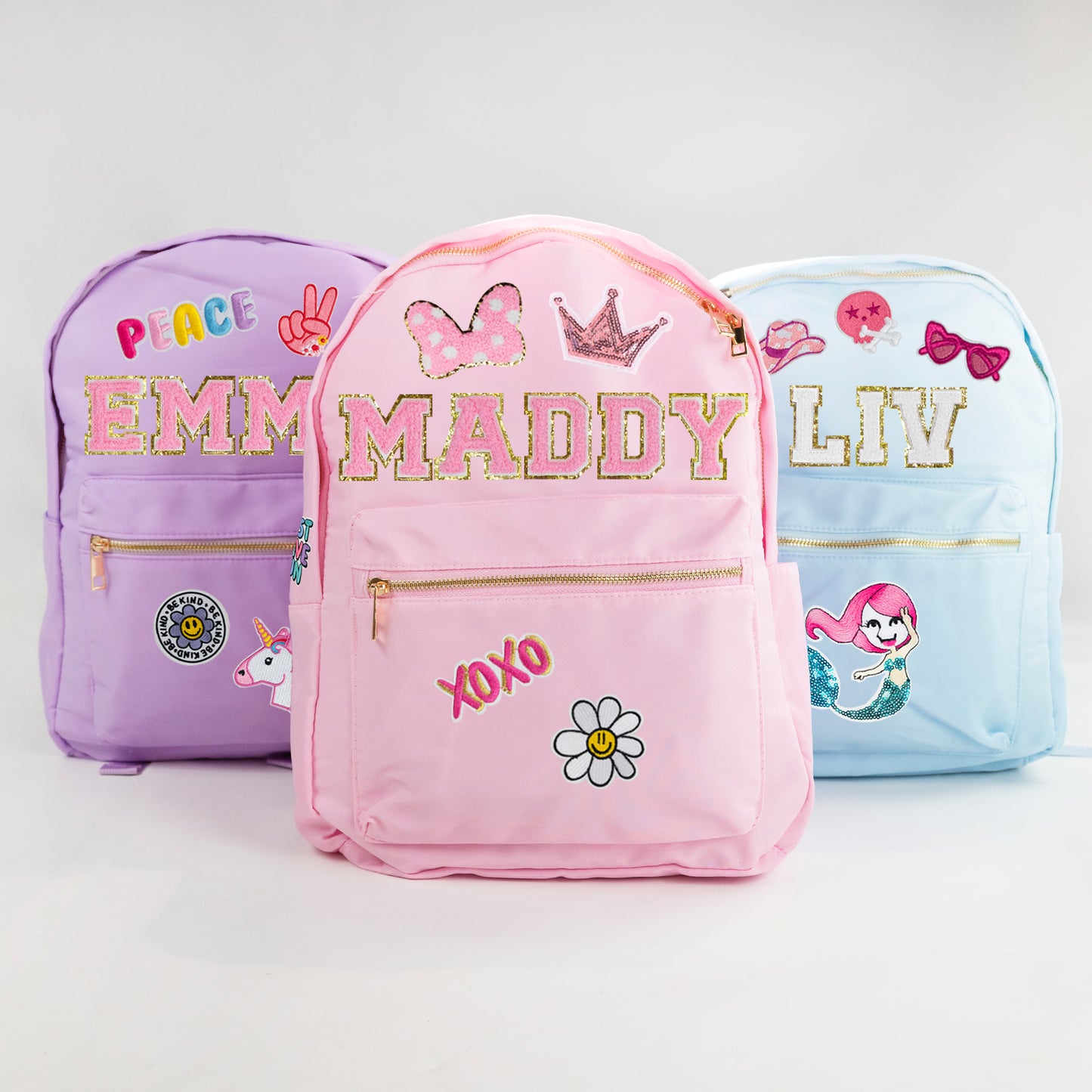 Customized Patched Backpacks for Kids