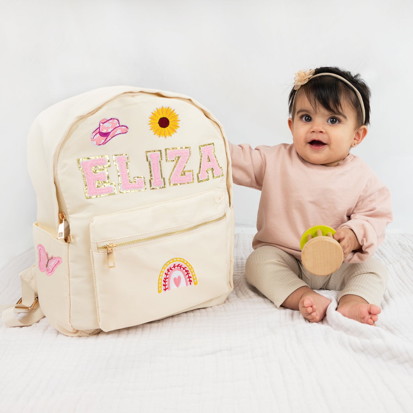 Personalized Patched Backpack for Kids