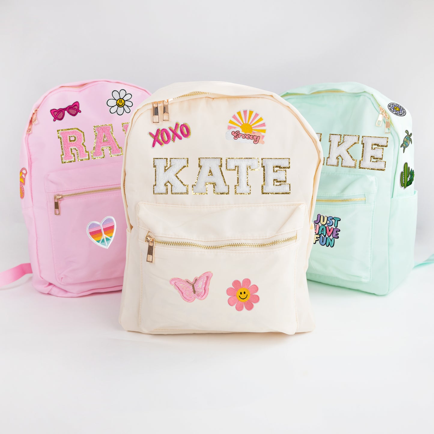 Personalized Patched Backpack for Kids