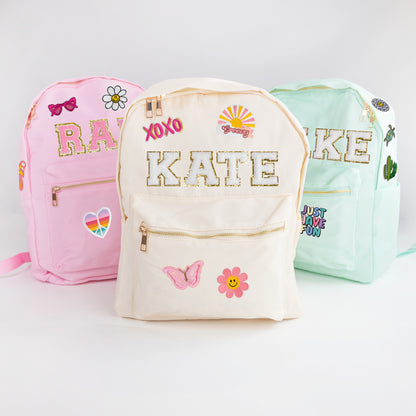 Personalized Patched Backpack for Kids