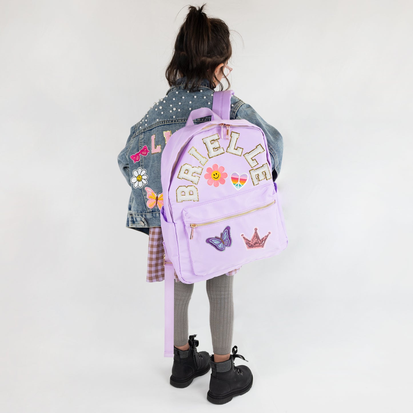 Personalized Patched Backpack for Kids