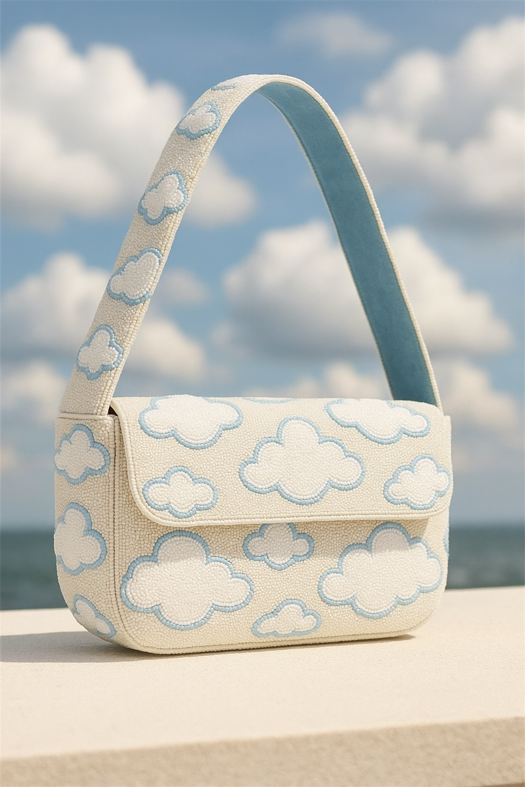 Beaded Cloud Purse