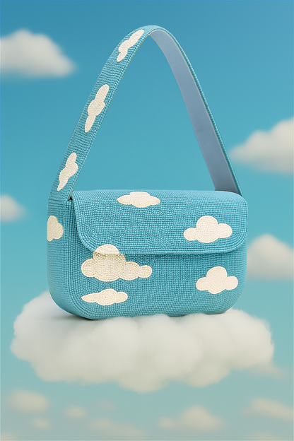 Beaded Cloud Purse
