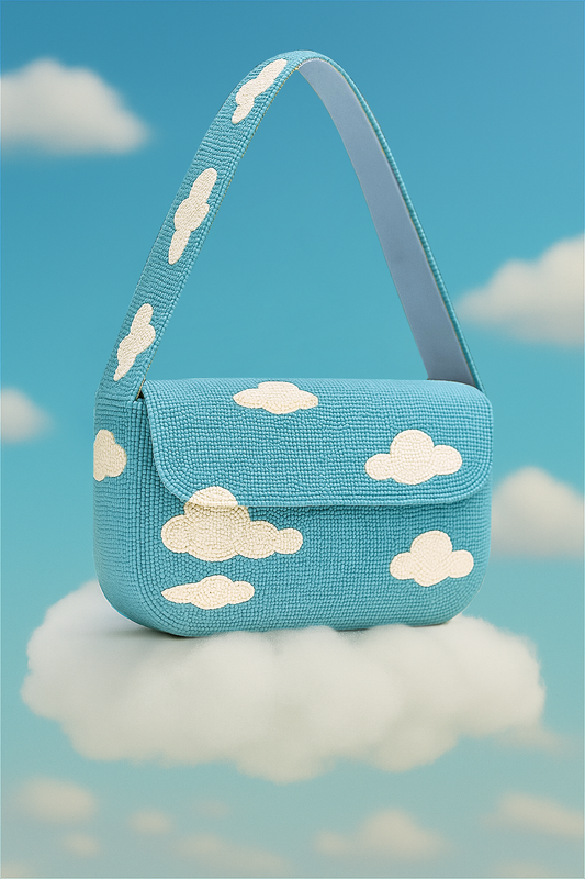 Beaded Cloud Purse