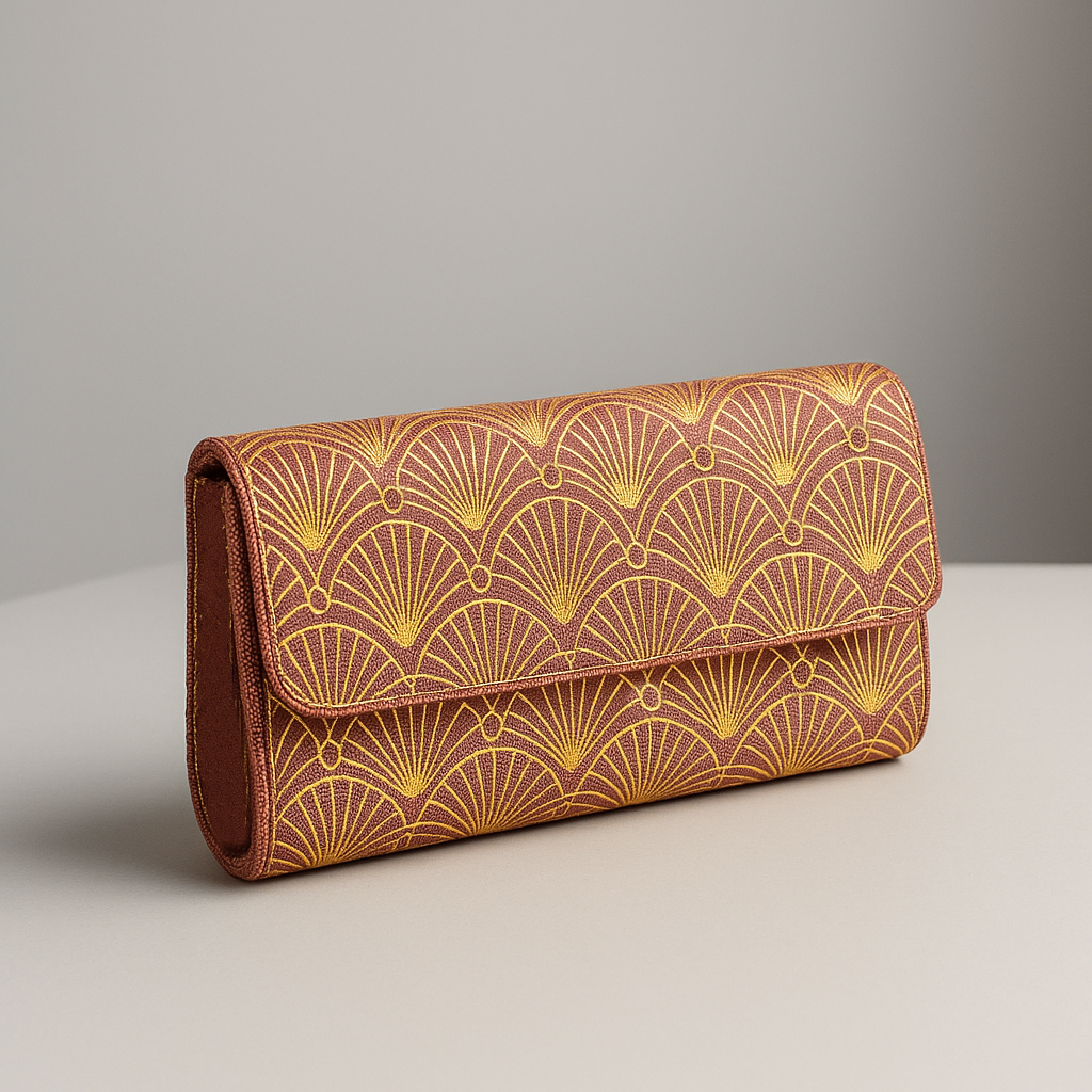 Bridesmaid Beaded Barrel Clutch